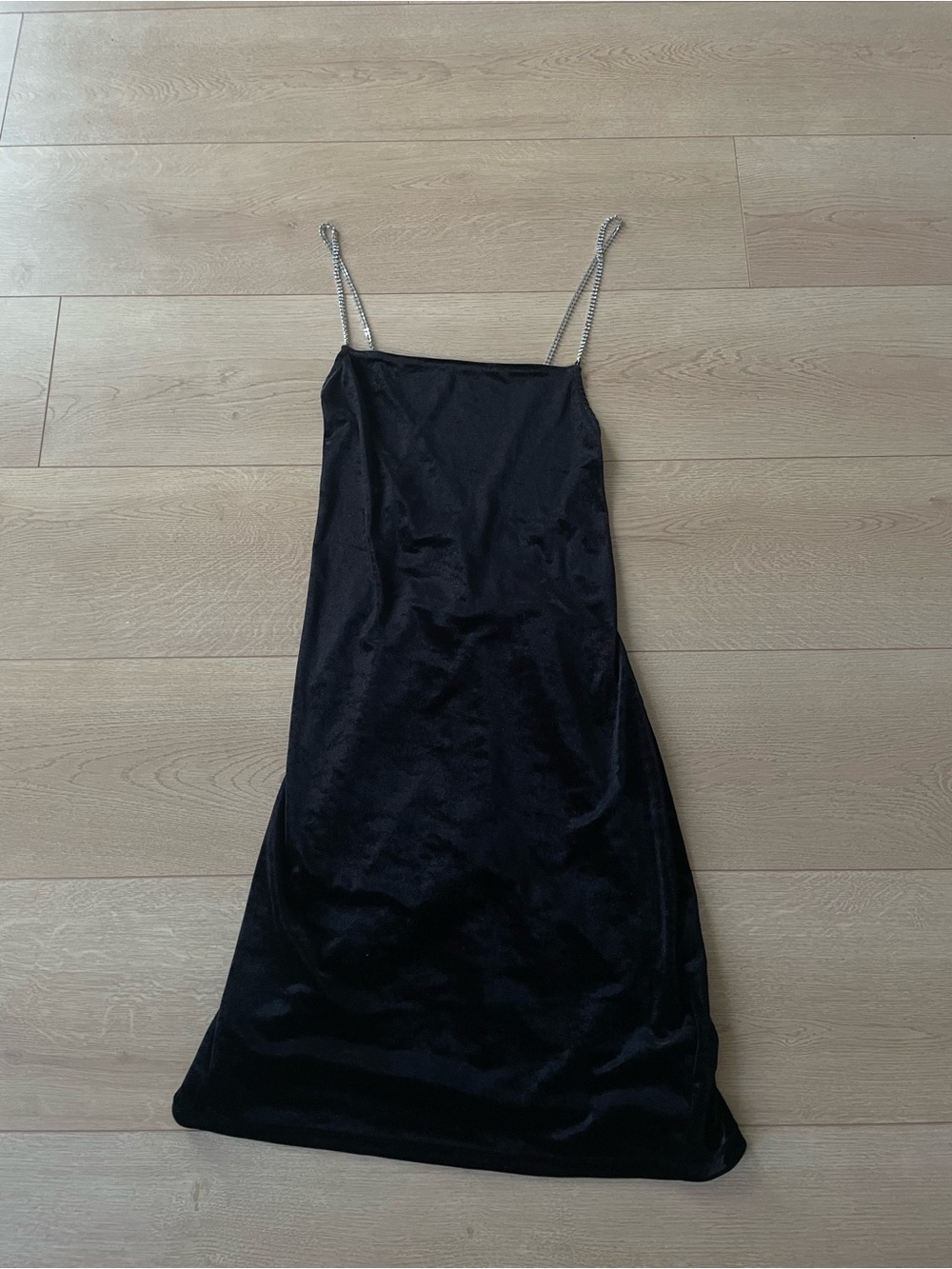 H&M Velvet Rhinestone Dress
